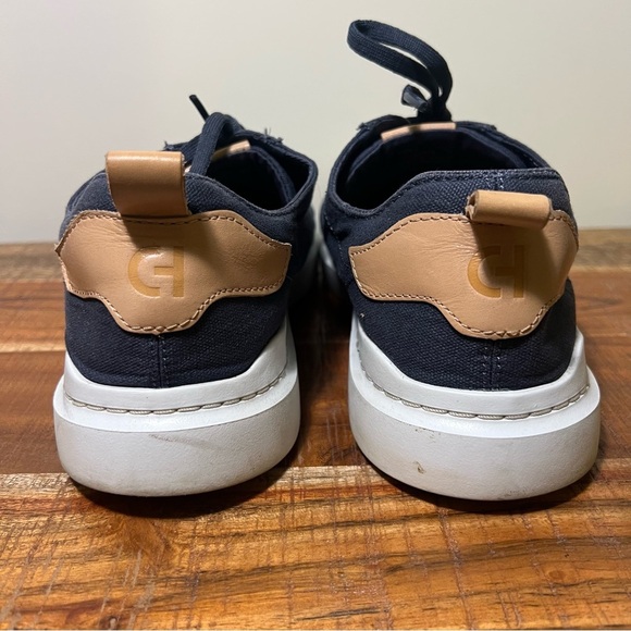 Cole Haan Grandpro Rally Navy Canvas Sneakers, Men’s Size 10 - Picture 4 of 7